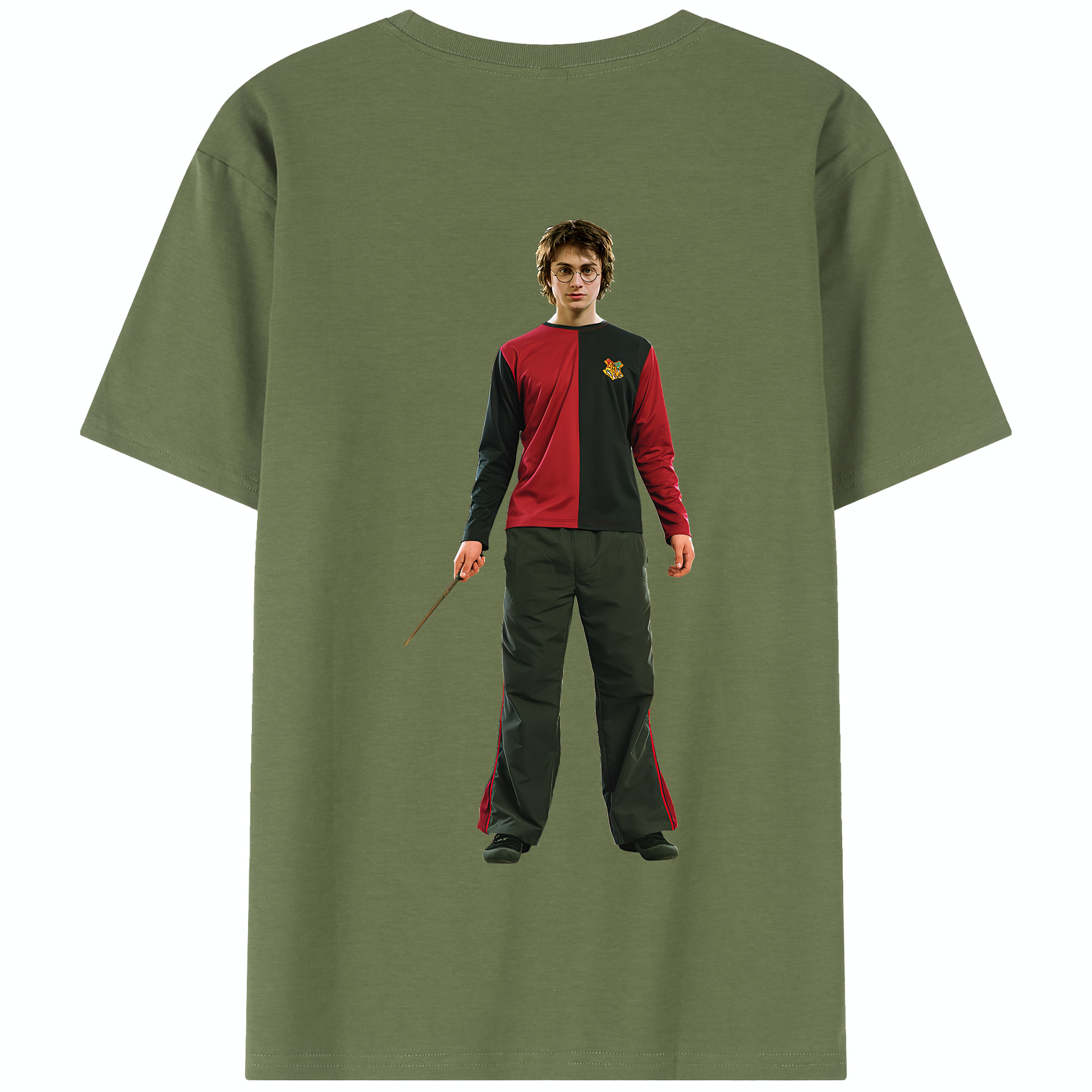 （画像用） Harry Potter ハリー・ポッターシリーズ 綿100％半袖Tシャツ（背面プリント）